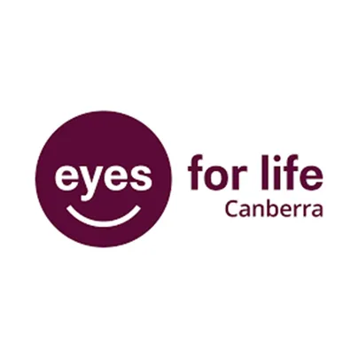 Burbon and white eyes for life logo