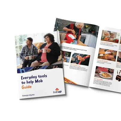 The Mob guide showing co-designed information for First NAtions people