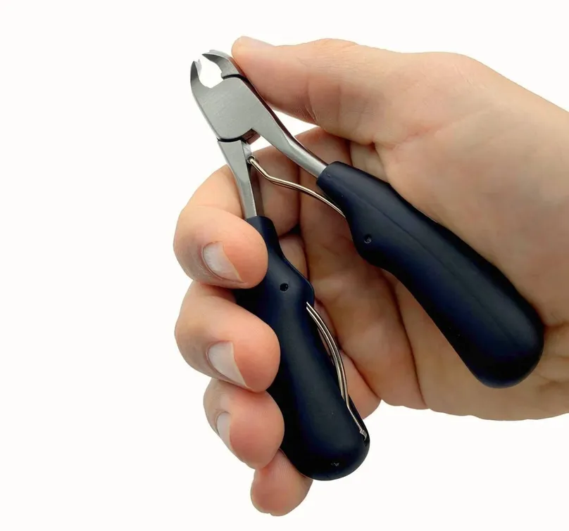 Easy-grip nail clippers.