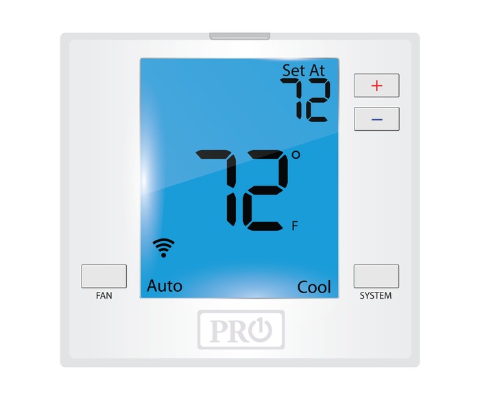 Wi-Fi thermostat from Bunnings.