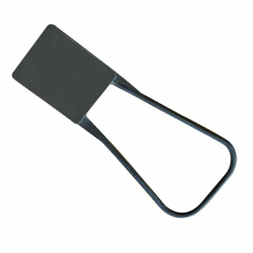 A black seat belt reacher.