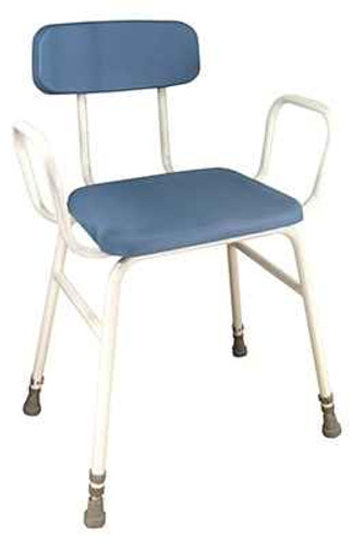 High stool with arms
