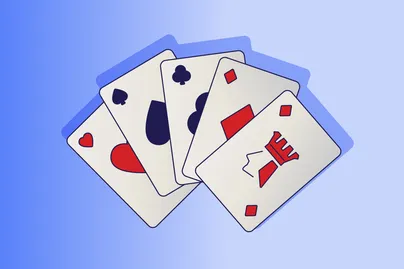 playing cards illustration