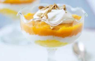 Image of chilled toffee apple cream treat